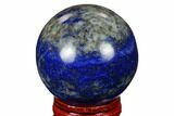 Polished Lapis Lazuli Sphere - Pakistan #170989-1